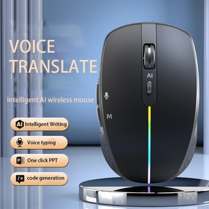Nuevo diseño AI Ratón de voz inteligente Traducción Control de voz Hablando Ratón de escritura Ratón inalámbrico de voz - Product Image 5