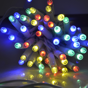 Outdoor Waterproof Led <strong>String</strong> <strong>Lights</strong> Rubber Line Rgb <strong>Multi</strong> <strong>Color</strong> 31v Curtain <strong>String</strong> LED <strong>Light</strong> Icicle for a Wall - Product Image 5