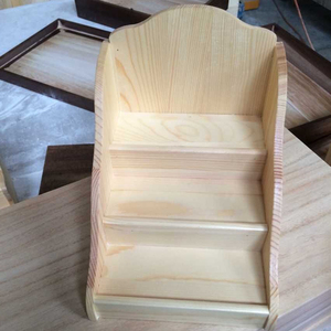 Soporte elevador de exhibición de madera de 3 niveles para encimera, soporte emergente, estante de especias para almacenamiento de cocina, organizador, foto, tarjeta - Product Image 2