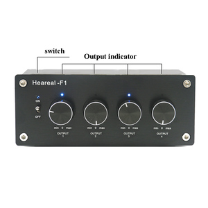 Conmutador de transferencia de Audio sin pérdidas, conmutador de señal estéreo, Selector separador, 1 entrada, 4 salidas
