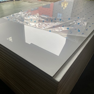 4x9 20mm White High <strong>Gloss</strong> PET <strong>MDF</strong> Board Panel Medium Density Scratch Resistant <strong>MDF</strong> PET <strong>Sheet</strong> - Product Image 1