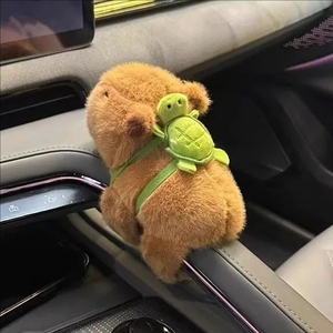 Cute Plush Doll Water Dolphin Doll Wrist Snap Ring Toys Plush Toys Capybara Toys Hand Ring Fun <strong>Pop</strong> Circles Kids Holiday - Product Image 2