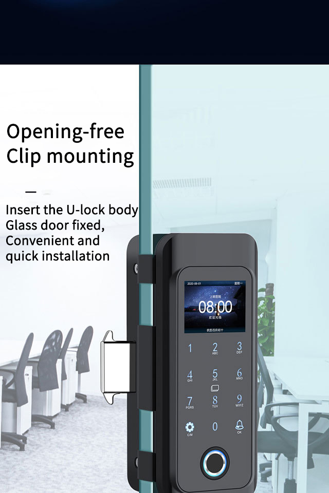 Self-provided doorbell emergency unlocking multifunctional lock password smart door lock serrure intelligente serrure porte lock