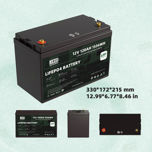 Gotion 120Ah <span class=keywords><strong>12</strong></span>.8V Solar Deep Cycle LiFePO4 batteria modello di batteria al litio JszE-LF15105ME 6000 cicli sostituire acido al piombo - Product Image 2
