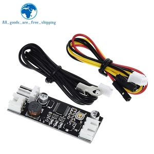 TZT DC <strong>12V</strong> <strong>PWM</strong> <strong>Speed</strong> <strong>Controller</strong> Fan <strong>Speed</strong> Governor 2-3 Wire Computer <strong>Temperature</strong> control Switch for PC CPU Cooler Fan Alarm - Product Image 5