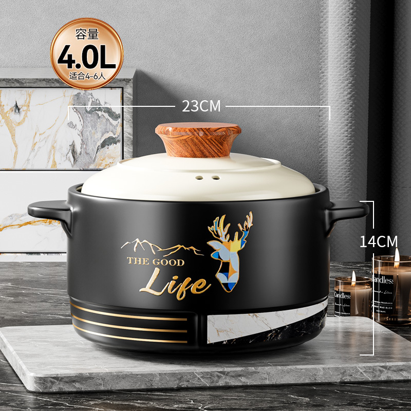 Deer Antler Jazz Casserole 4.0L (Suitable for 4-6 people)