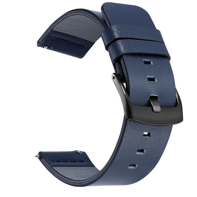 Blue- Black button