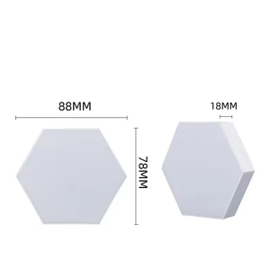 หลายสีแสงควอนตัมหลอดไฟ LED หกเหลี่ยม RGB บลูทูธ LED หกเหลี่ยม App Lampara หกเหลี่ยม - Product Image 6