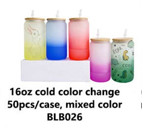 BLB026 16oz changement de couleur froide