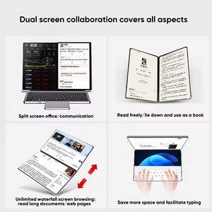 Nuovo 2 schermo portatile In-tel i3 1215U doppio 10.95 pollici IPS Touch Screen finestra 11 Computer da ufficio 2 in 1 Tablet PC Notebook WiFi 6 - Product Image 5
