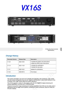 Novastar VX16S все-в-одном светодиодный видеопроцессор Live Stage Event дисплей экран контроллер для видеостены видео настенный светодиодный дисплей - Product Image 6