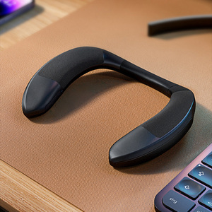 <strong>Portable</strong> Wireless for Bluetooth Neck Wearable Smart Speaker with Voice <strong>Control</strong> and Smart Assistant Features - Product Image 1