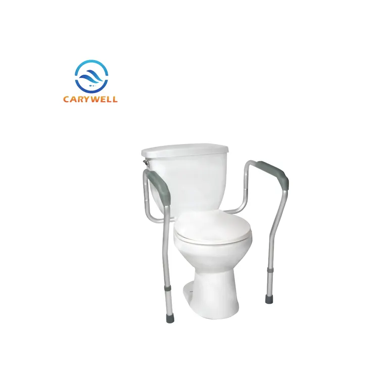 Aluminum Adjustable Elderly Commode Frame Toilet Handrail Toilet Safety Frame Toilet援助