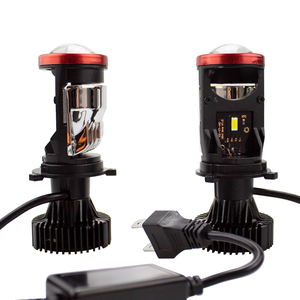 H4 Bi ไฟหน้า LED แบบปรับแต่งได้มีไฟ LED 1.8นิ้วโปรเจคเตอร์เลเซอร์2นิ้วเลนส์ไฟตัดหมอก - Product Image 5