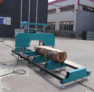 Taşıma yuvarlak Log sürgülü masa testere makinesi ile çift bıçak dairesel testere - Product Image 1