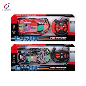 Chengji yüksek hızlı rc işık uzaktan kumanda arabalar 4x4 çalışma renkli sprey ışıkları 1/20 araç rc ölçekli model araba - Product Image 6