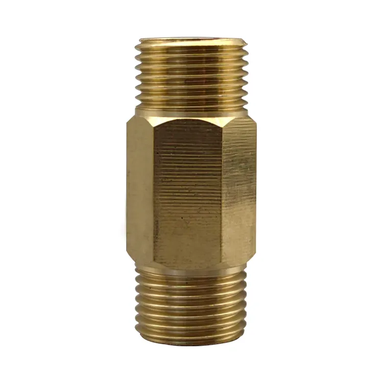 1/2" Brass Extension pipe fitting ,Male thread NPT/BSP Copper nipple fitting