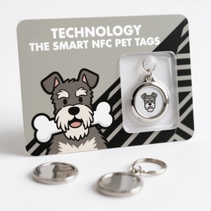 Tùy chỉnh NFC Keychain bao bì Pet ID Dog Cat thẻ vỉ lưu niệm quà Tặng Capsule thẻ vỏ sò - Product Image 2