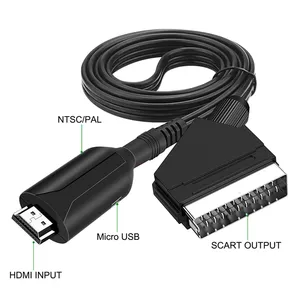 Convertidor HDM a SCART/SCART a HDM para HD TV DVD Box, convertidor de señal de lujo, accesorios y adaptador de vídeo - Product Image 2