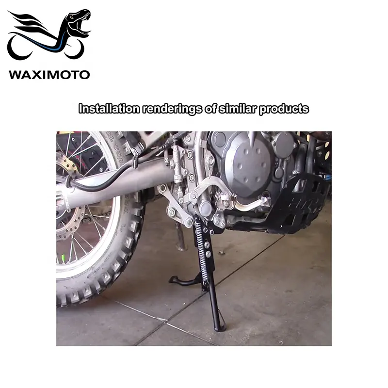 Waximoto fit for Kawasaki KLR650E 2008-2018 aftermarket Central Stand Kickstand Bike Paddock Lift Wheel Chock Center