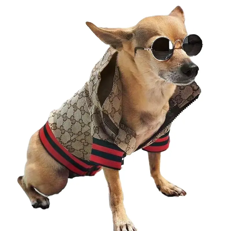 Köpek ceket 2023 sıcak satış Pet giysi fermuar tarzı köpek giysileri pet giysi lüks