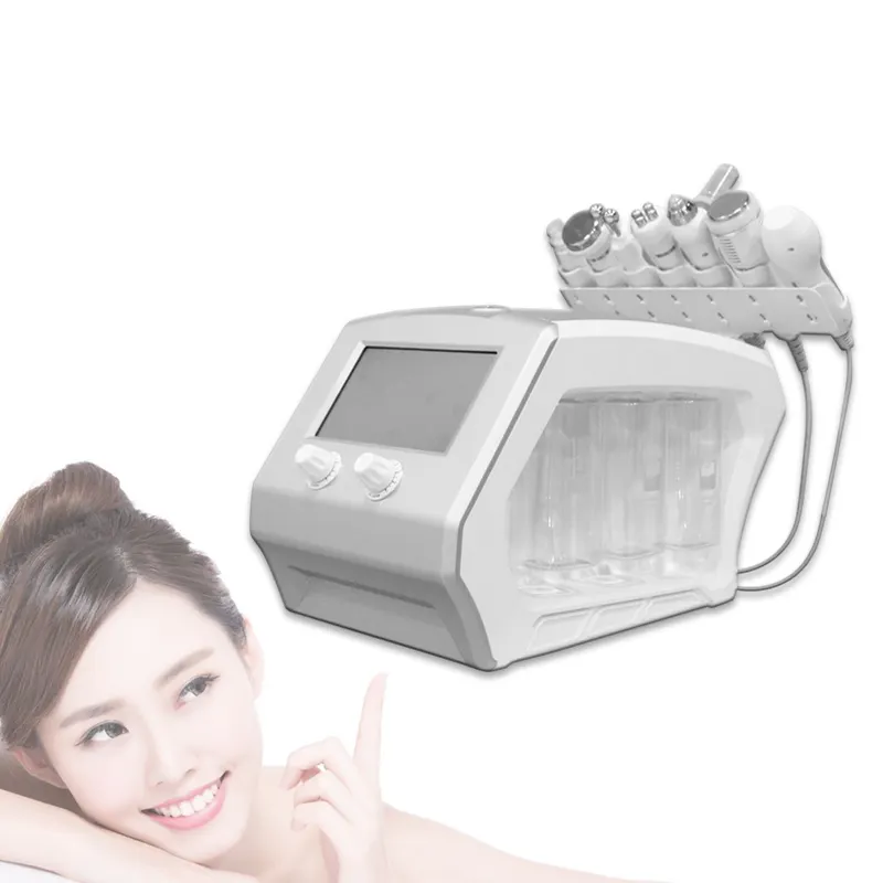 Professionnel Rf Instrumento de belleza facial Máquina de microdermoabrasión Máquina facial de peeling de agua de alta frecuencia