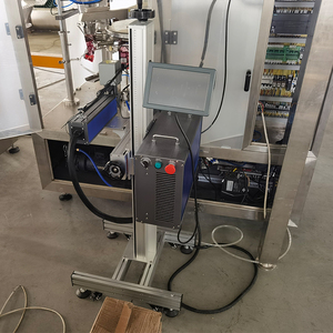 Laser beschriftung maschine Vin Code Chassis Nummer Flasche Wasser Datum Laser codier maschine