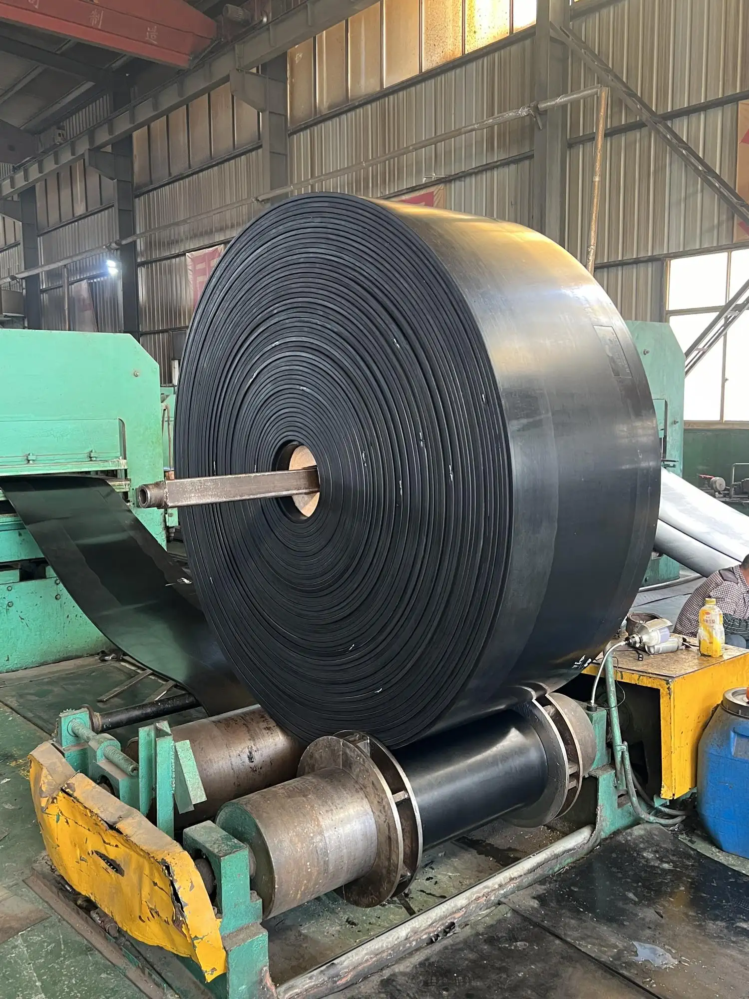 High Performance Rubber Fabric Compound Conveyor Belt Butyl Rubber For Coal Mine