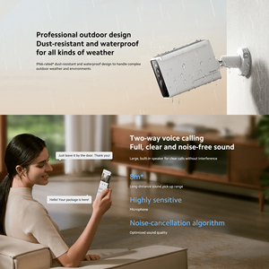 Global Ver için orijinal. Xiaomi güneş açık kamera BW400 Pro Set 10000mAh 4MP IP66 su geçirmez akıllı ev güvenlik kamerası için - Product Image 6