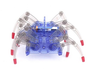 Fai da te ragno elettrico Robot giocattolo Puzzle elettrico strisciante scienza animale giocattolo modello elettronico assemblare giocattolo educativo per bambini - Product Image 1
