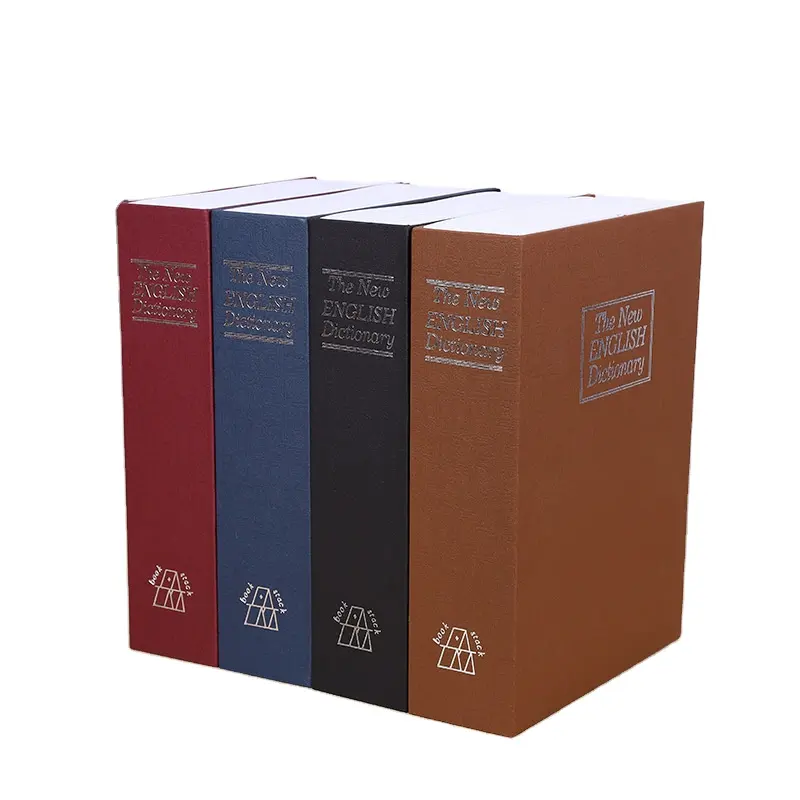 Novo estilo de formato de livro caixa dicionário cofre escondido