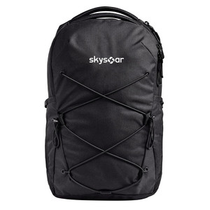 Mochila leve grande de 20l, durável, sistema de bungee preto, computador, escritório, urbano, áreas externas, acampamento, esporte, fim de semana