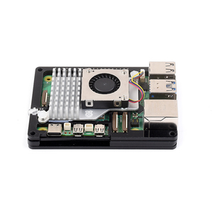 Supporta l'installazione ufficiale di raffreddamento attivo, custodia in acrilico arcobaleno per Raspberry Pi 5, custodia in acrilico traslucido colorato - Product Image 2