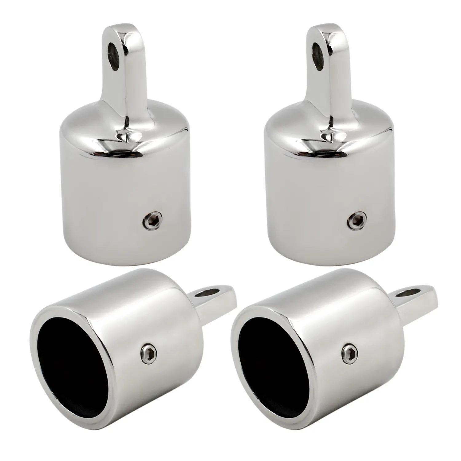 AISI316 Stainless Steel Bimini Eye End Top Caps Marine Hardware for Boats