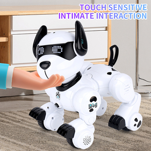 Интеллектуальные Электронные Домашние животные Rc игрушки Rc животные танцы робот собака Программирование Smart Patrol Rc собака для детей - Product Image 5