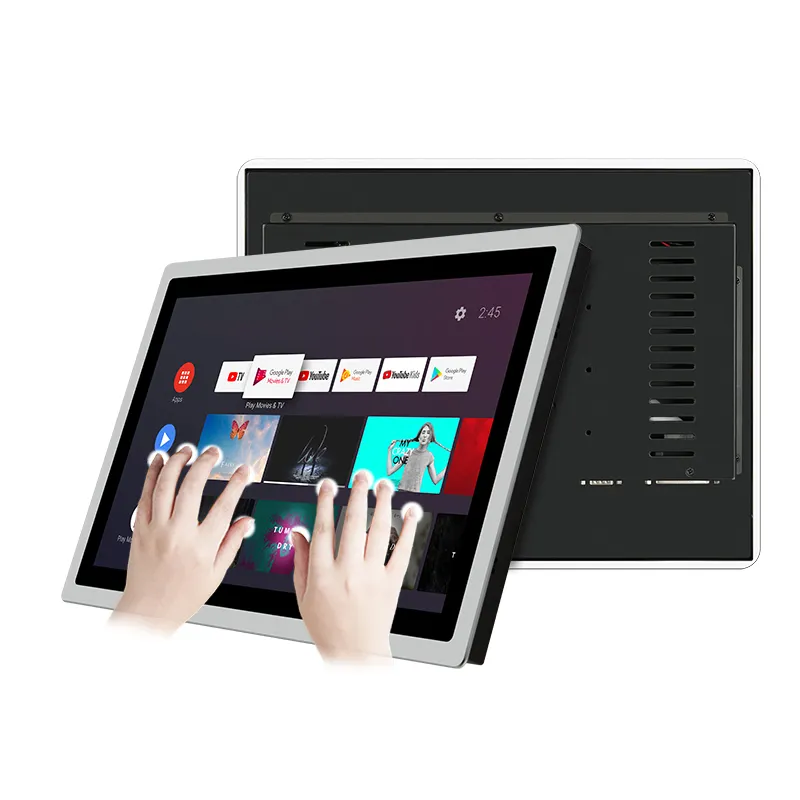 15 17 19 21.5 Inch Ip65 Chống Thấm Nước Tất Cả Trong Một Không Quạt Pc Cho Kiosk Thanh Toán Mở Khung Công Nghiệp Tablet Màn Hình Cảm Ứng Panel Pc