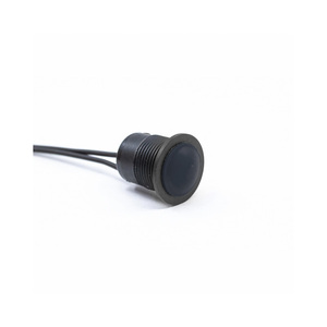 <strong>PCB</strong> <strong>Switches</strong> PMV6DW2BBLK <strong>Push</strong> <strong>Button</strong> <strong>Switch</strong> SPST-NO Off-Mom Anti-Vandal Panel Mount Front PMV6DW2BB Round <strong>Button</strong> Domed Black - Product Image 1