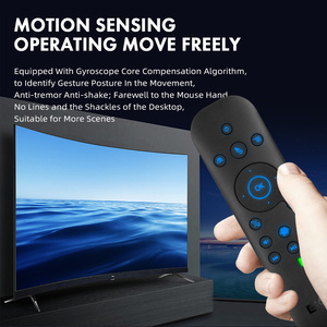 新しいG60SPROボイスエアマウスAndroidTVボックスリモコンバックライトPCミニキーボードタッチパッド付きg20s g30s g50 g21 pro - Product Image 5