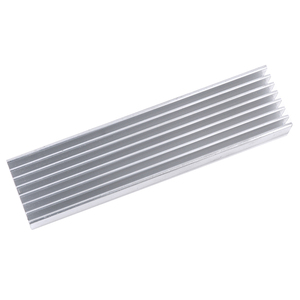 Extruded Aluminum <strong>Heatsink</strong> for High Power LED IC Chip Cooler Radiator Heat Sink Drop Ship 100*25*10mm for Electronics - Product Image 5