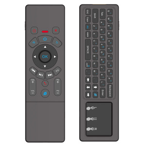 Commercio all'ingrosso 6 asse giroscopio IR apprendimento retroilluminazione air mouse T6 tv telecomando con tastiera funzione touchpad fabbrica - Product Image 6