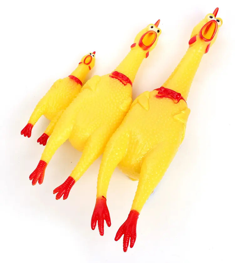 Wholesale Shrilling chicken funny squeaky pet DOG toy