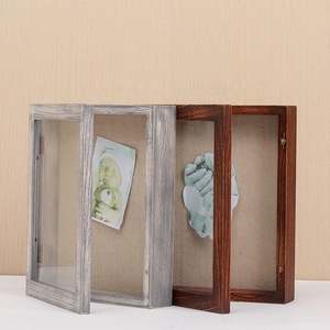 8x10&quot; Rustic Shadow Box Display case 3d Rustic Wood Picture <strong>Frame</strong> - Product Image 4