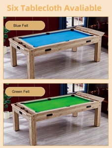 Ready to Ship <strong>Multi</strong> <strong>Function</strong> <strong>Game</strong> MDF Billiard Pool <strong>Table</strong> 4 in 1 Pool <strong>Table</strong> 8ft <strong>with</strong> Dinning Top - Product Image 3