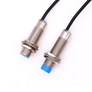 Sensor de tipo nductivo de 18 I, interruptor de proximidad de detección de metal de doble distancia de 8mm/12mm, 24 VC C