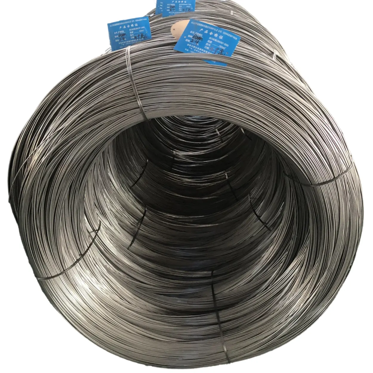 Bonne élasticité fil d'acier à ressort trempé bobine fil de reliure galvanisé câble en acier phosphaté étiré à froid pour la fabrication