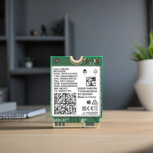 EDUP BE200网卡服务器8774Mbps英特尔WiFi 7 802.11be PCIe WiFi密钥提升器外部无线以太网适配器