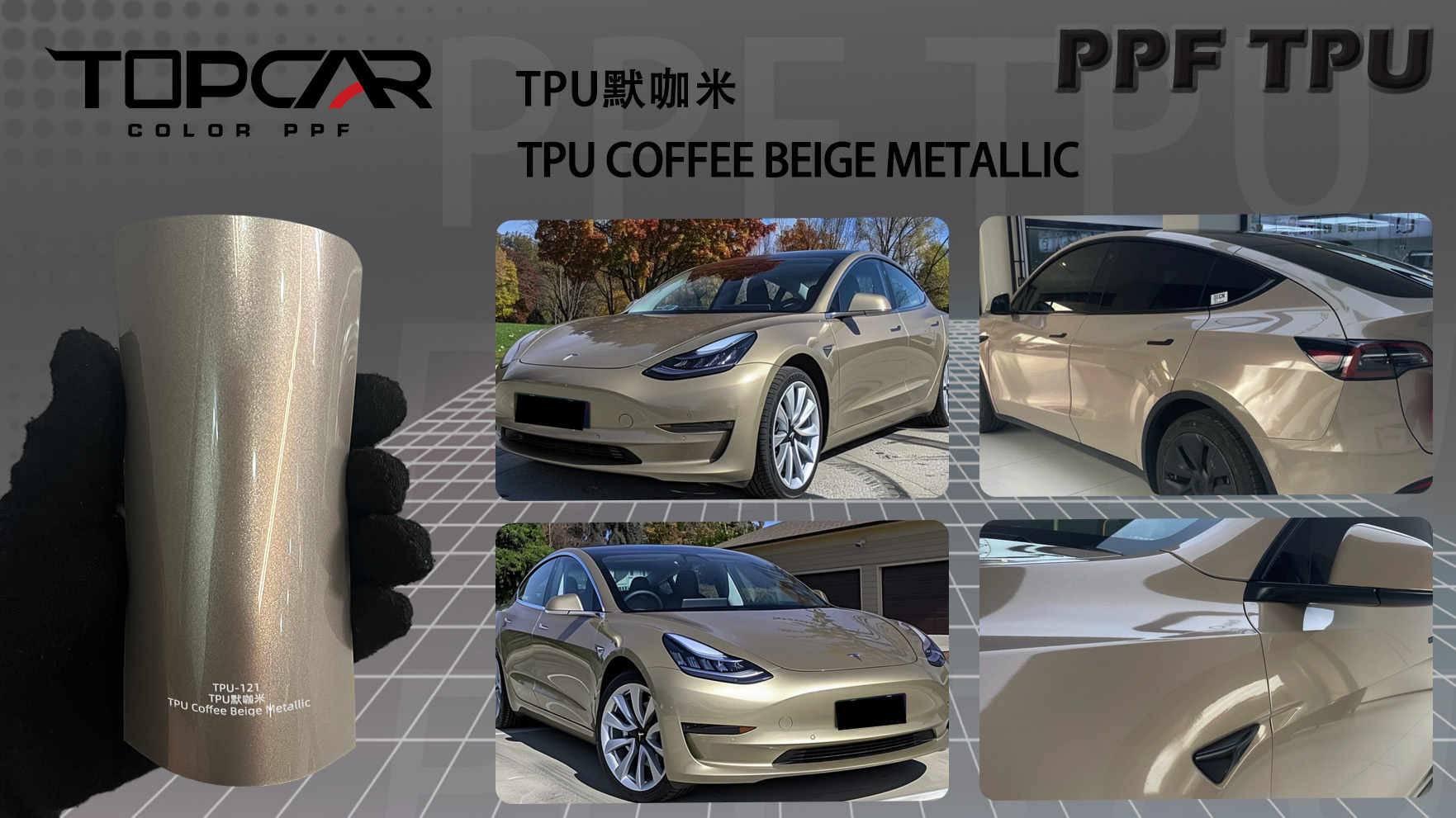TPU Coffee Beige Metallic