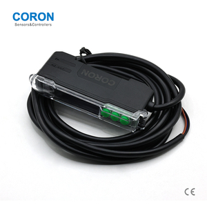 Sensor de fibra óptica con pantalla digital CORON que detecta objetos pequeños con varios colores en entornos industriales complejos - Product Image 2