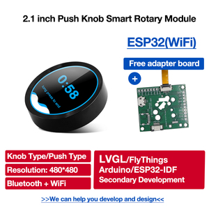 ESP32 2,1 Zoll 480*480 runder TFT-Knopf Touch-Display-Drehgeber Arduino LVGL WIFI BLe Uart Smart-Modul
