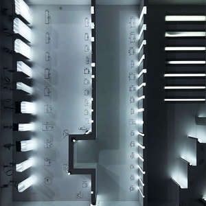 ตัวกระจายแสงแบบมีช่องอลูมิเนียม LED สำหรับไฟราว LED - Product Image 1